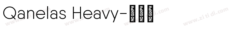 Qanelas Heavy字体转换